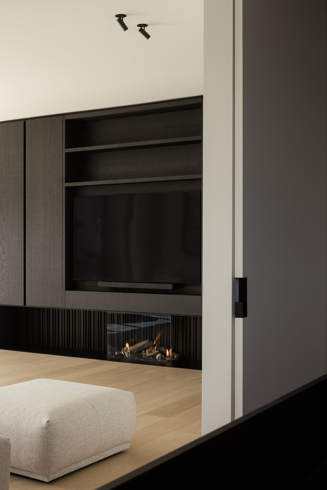 Kachels en haarden in een nieuwbouw